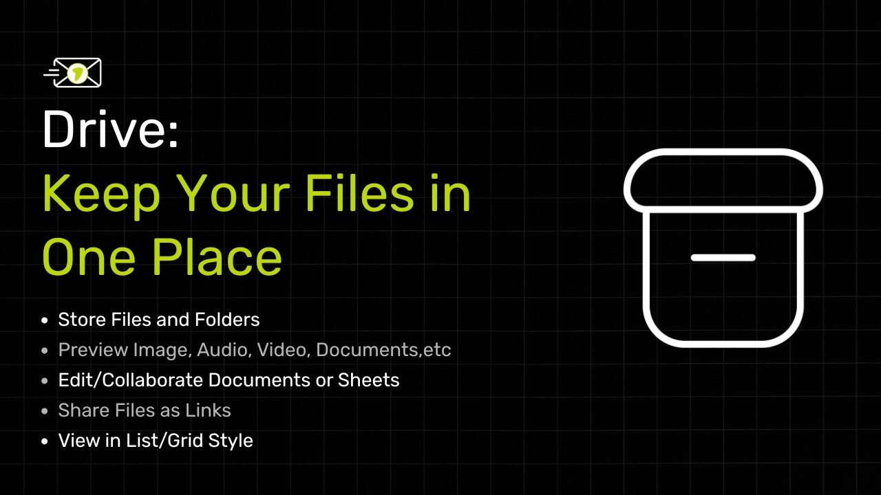 GreenmorMail Drive product walkthrough